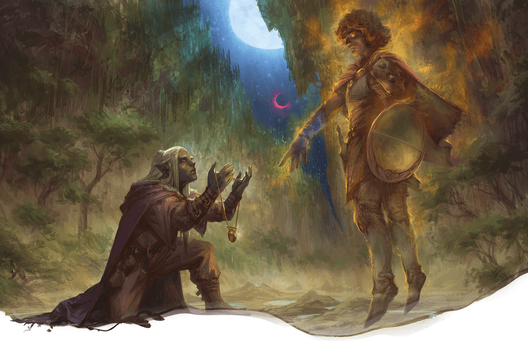 That's you holding the amulet, I promise. Just pretend, okay?!