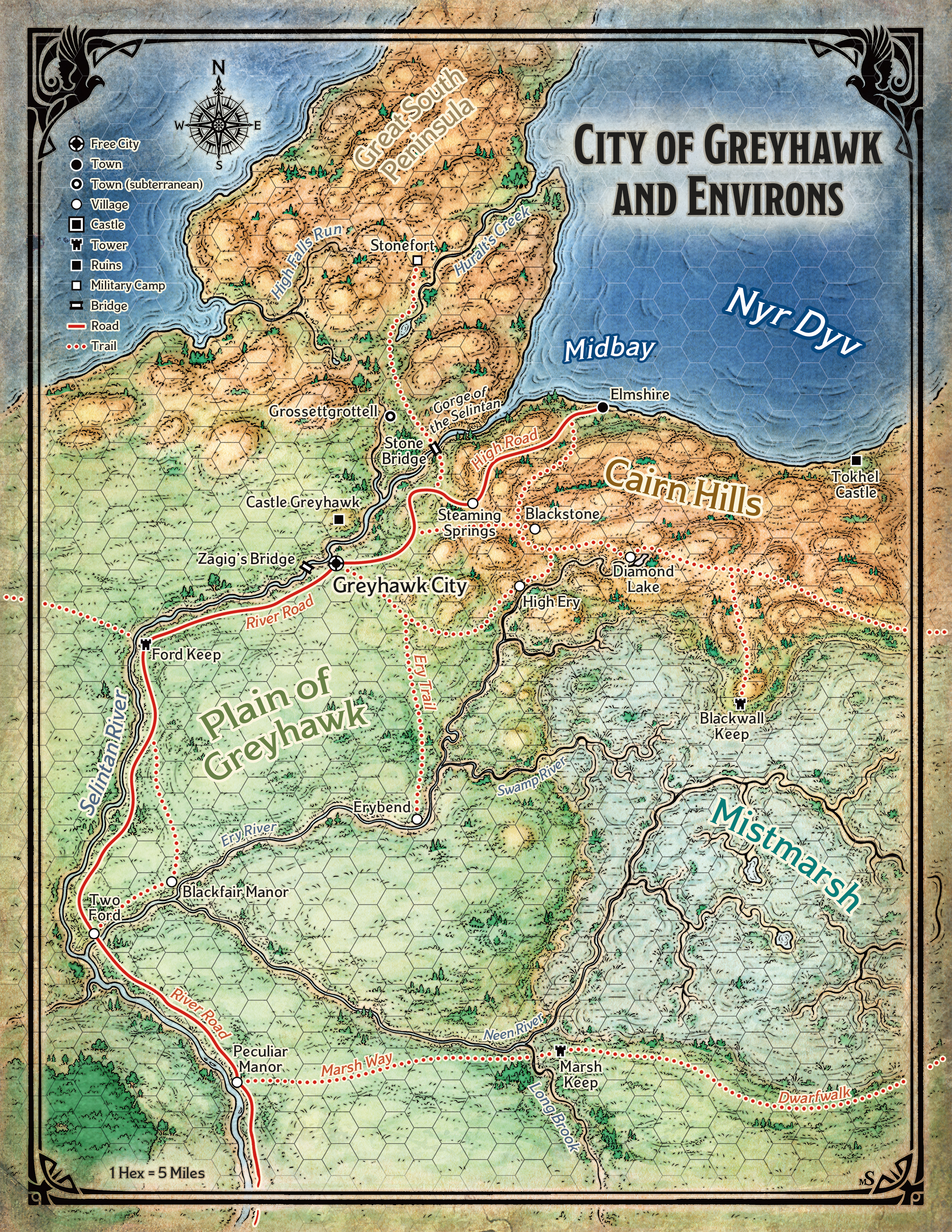 City of Grayhawk and Environs